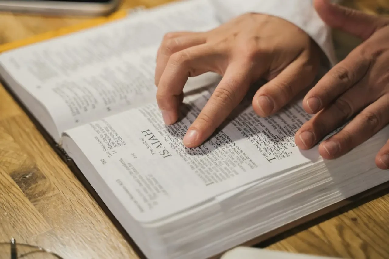 Open Bible representing understanding of God's word